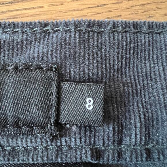 Calvin Klein Womens Straight Leg Corduroys Dark Green Size 8 Boho Goblincore - Picture 4 of 9